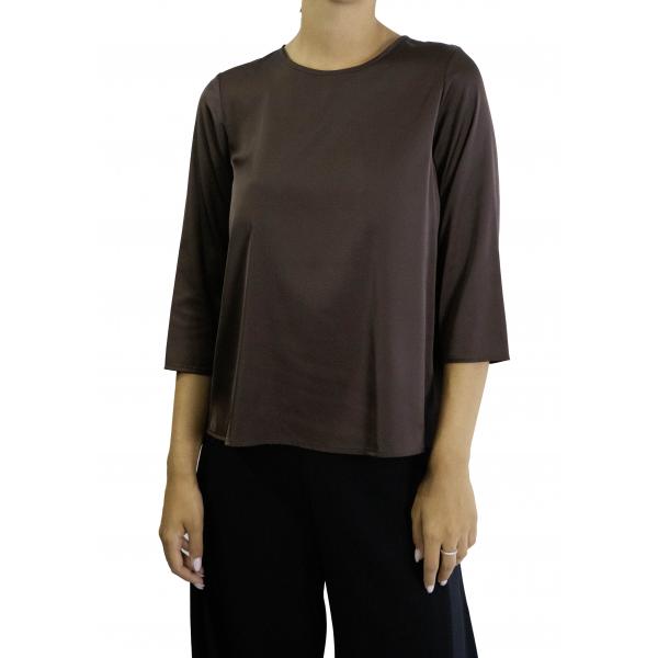 Top regular fit manica tre quarti collo giro Imperial